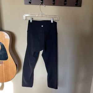 lululemon Wunder under high rise crop 21” full on luon